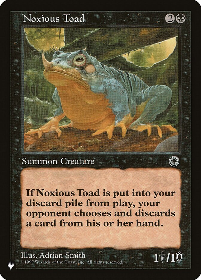 Noxious Toad [The List] | The CG Realm