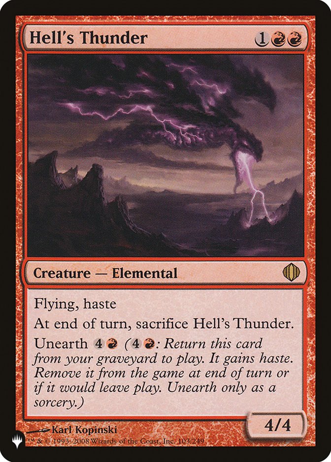 Hell's Thunder [The List] | The CG Realm
