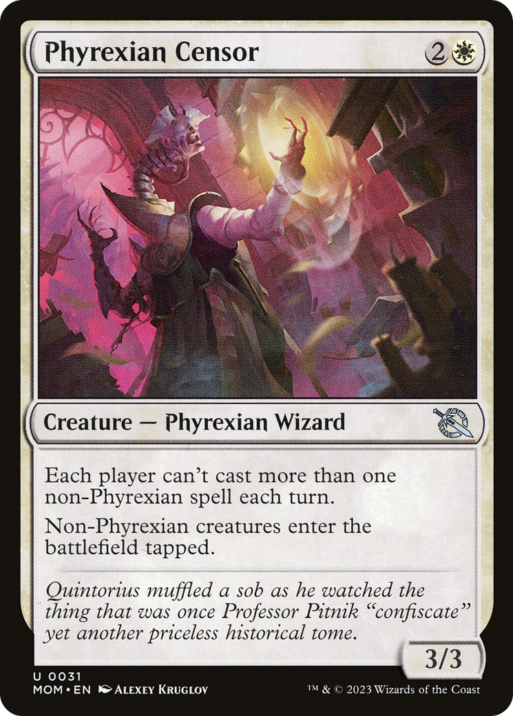 Phyrexian Censor [March of the Machine] | The CG Realm