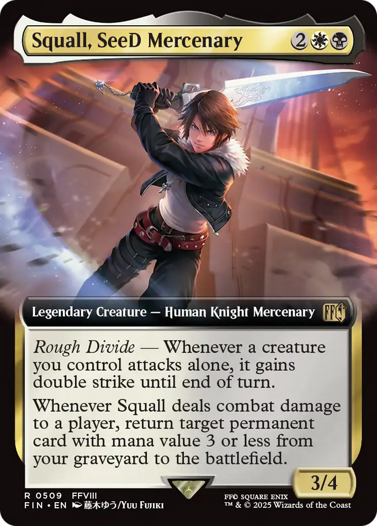 Squall, SeeD Mercenary (Extended Art) [FINAL FANTASY] | The CG Realm
