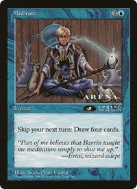 Meditate (4th Place) (Oversized) [Oversize Cards] | The CG Realm