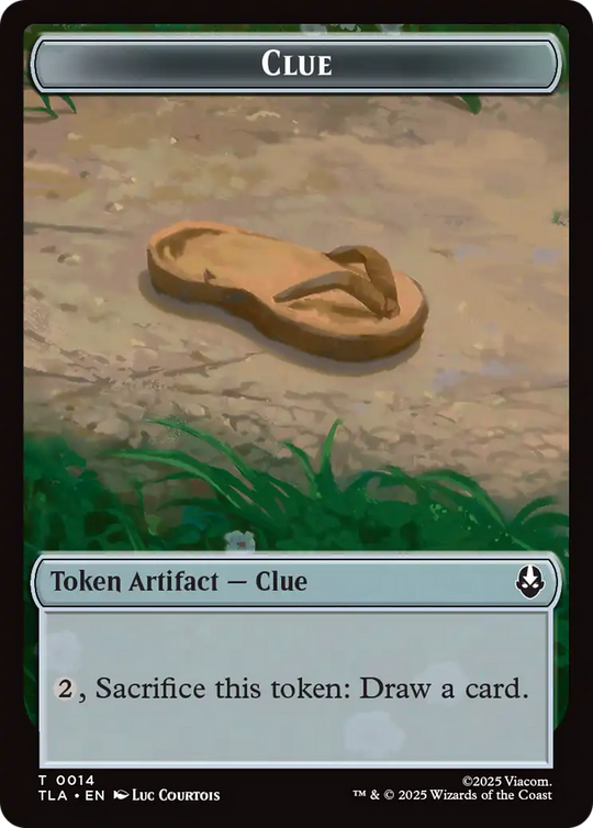 Clue (0014) // Copy (0002) Double-Sided Token (TLA-14 // 2) - Avatar: The Last Airbender