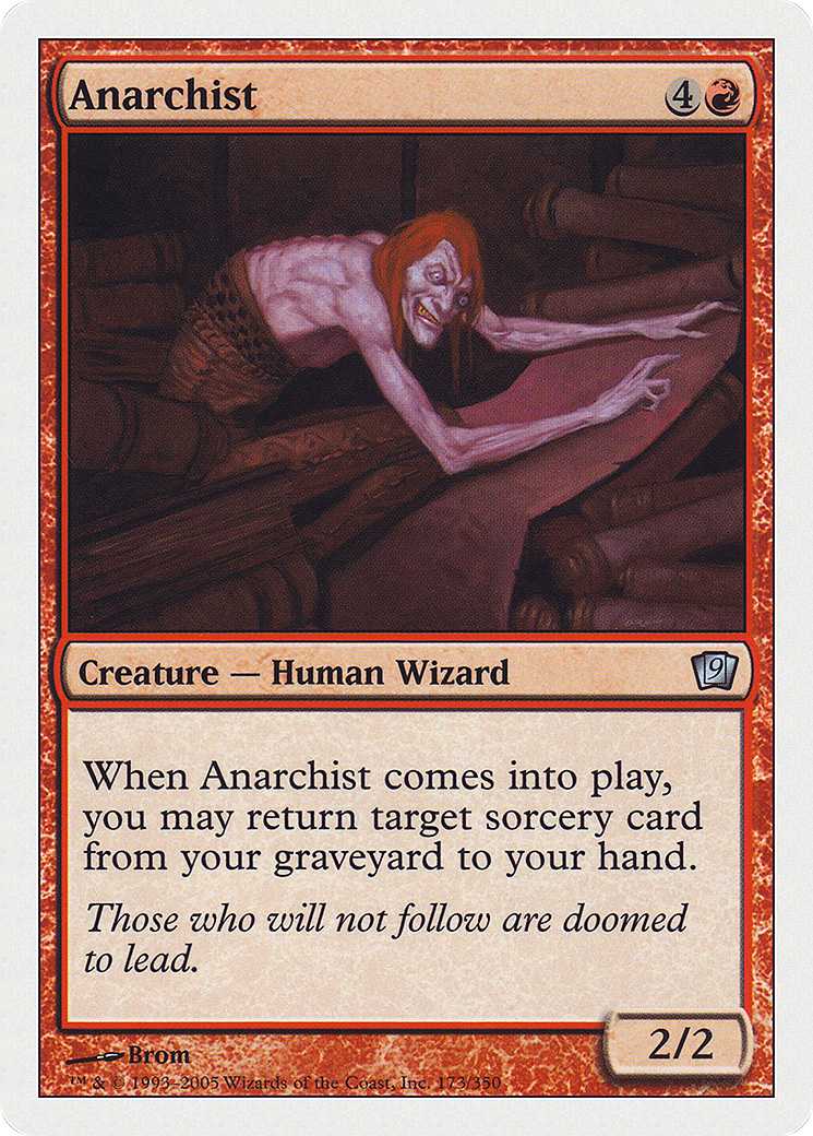 Anarchist (9ED-173) - 9th Edition