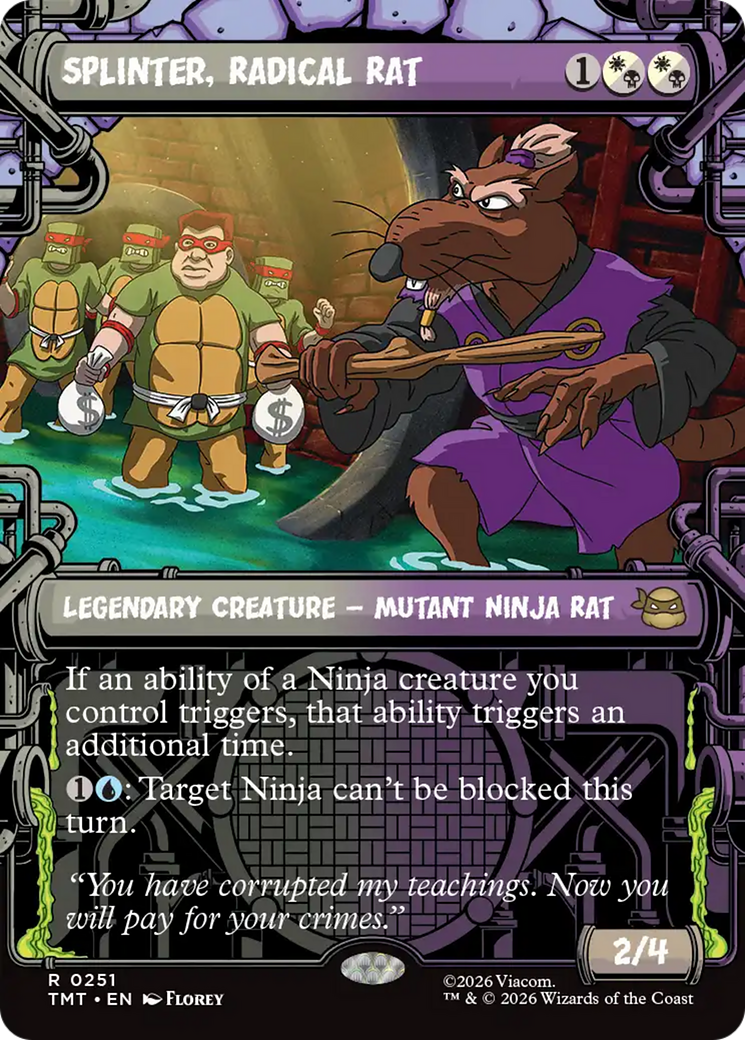 Splinter, Radical Rat (Showcase) [Teenage Mutant Ninja Turtles] | The CG Realm