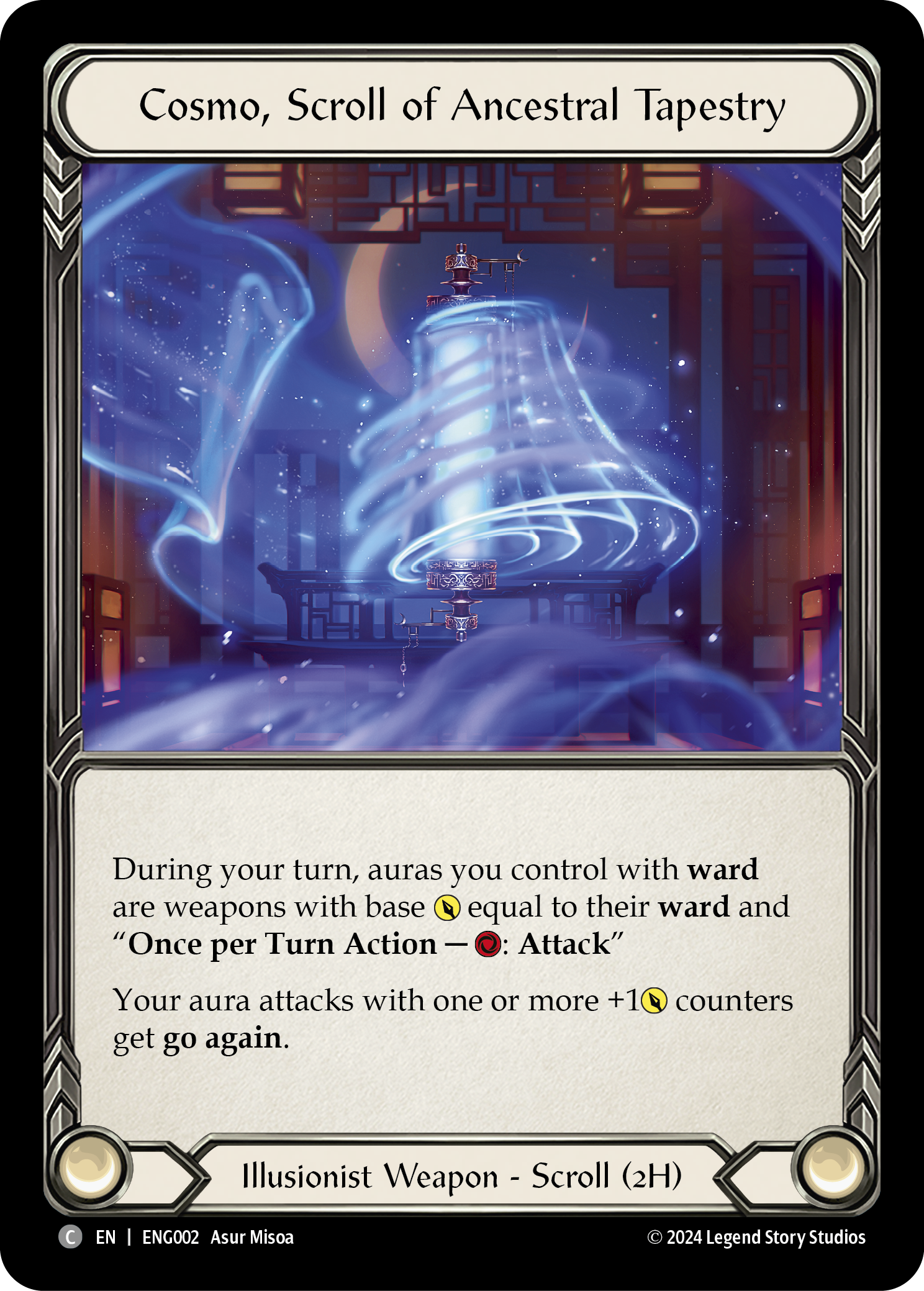 Cosmo, Scroll of Ancestral Tapestry [ENG002] (Part the Mistveil Enigma Blitz Deck) | The CG Realm