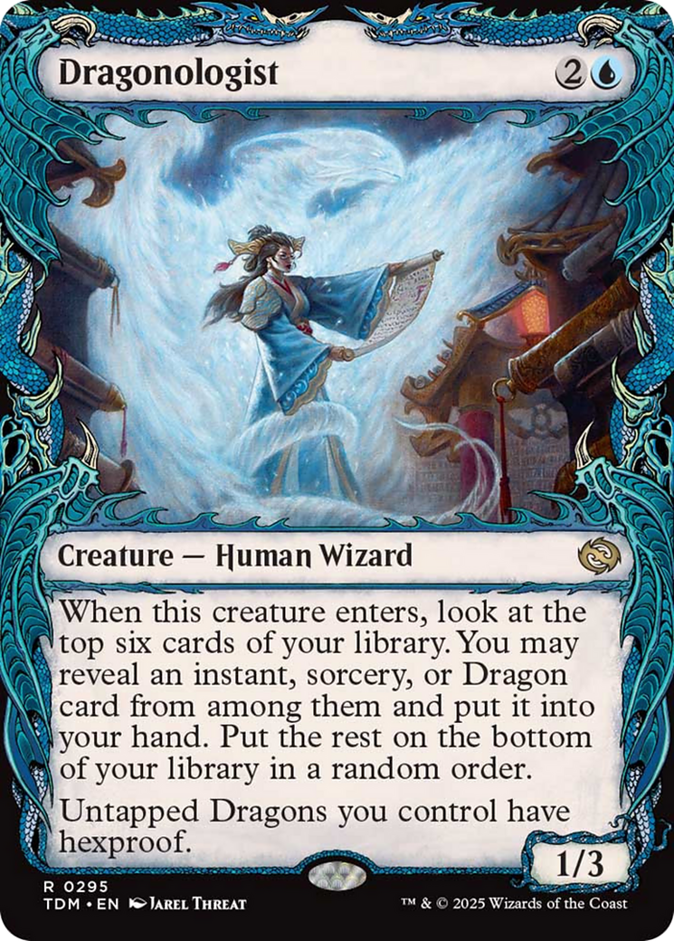 Dragonologist (Showcase) [Tarkir: Dragonstorm] | The CG Realm