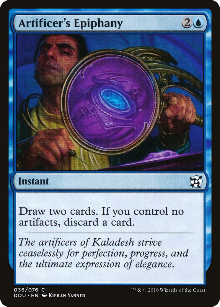 Artificer's Epiphany (DDU-036) - Duel Decks: Elves vs. Inventors
