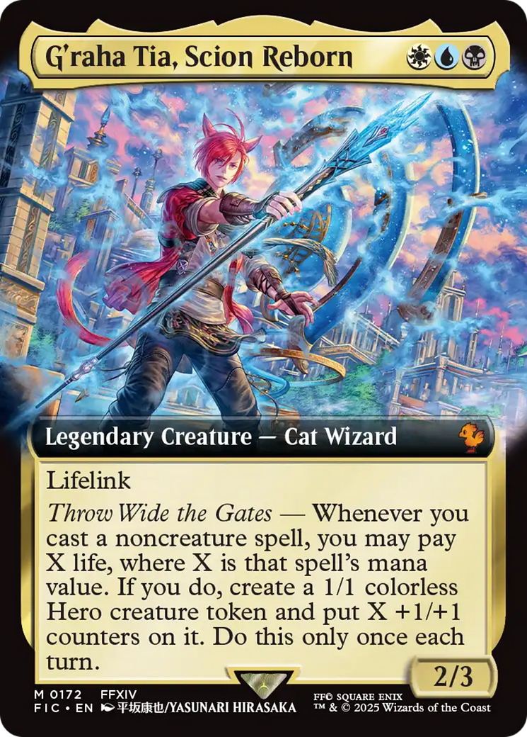 G'raha Tia, Scion Reborn (Extended Art) [FINAL FANTASY Commander] | The CG Realm
