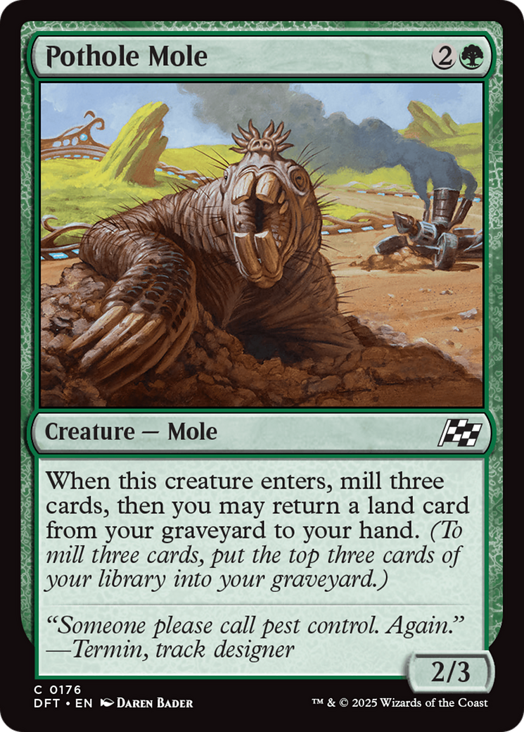 Pothole Mole [Aetherdrift] | The CG Realm
