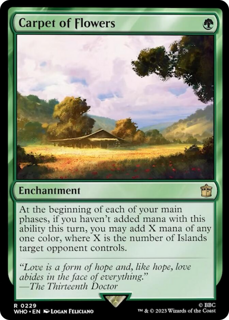 Carpet of Flowers [Doctor Who] | The CG Realm