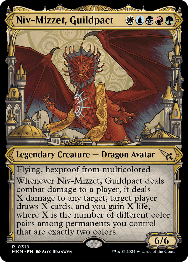 Niv-Mizzet, Guildpact (Showcase) (319) [Murders at Karlov Manor] | The CG Realm