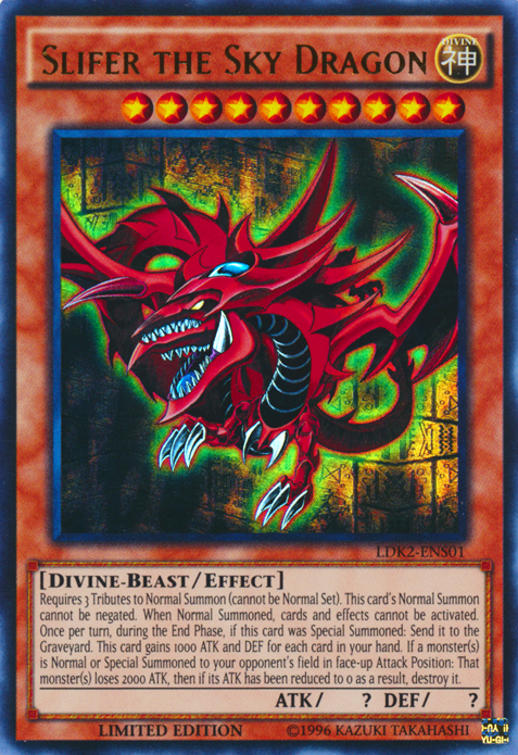 Slifer the Sky Dragon [LDK2-ENS01] Ultra Rare | The CG Realm