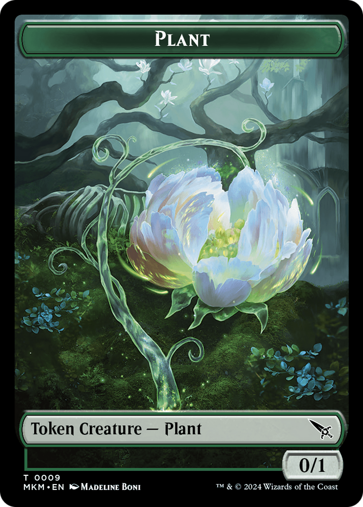 Plant Token [Murders at Karlov Manor Tokens] | The CG Realm