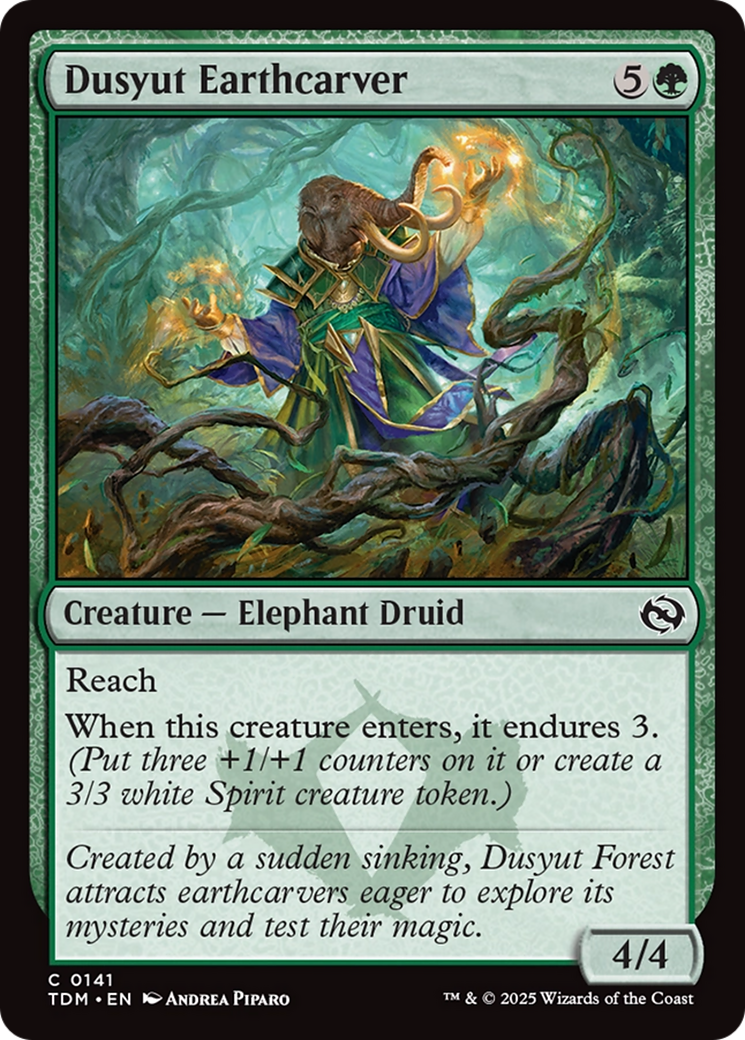 Dusyut Earthcarver [Tarkir: Dragonstorm] | The CG Realm