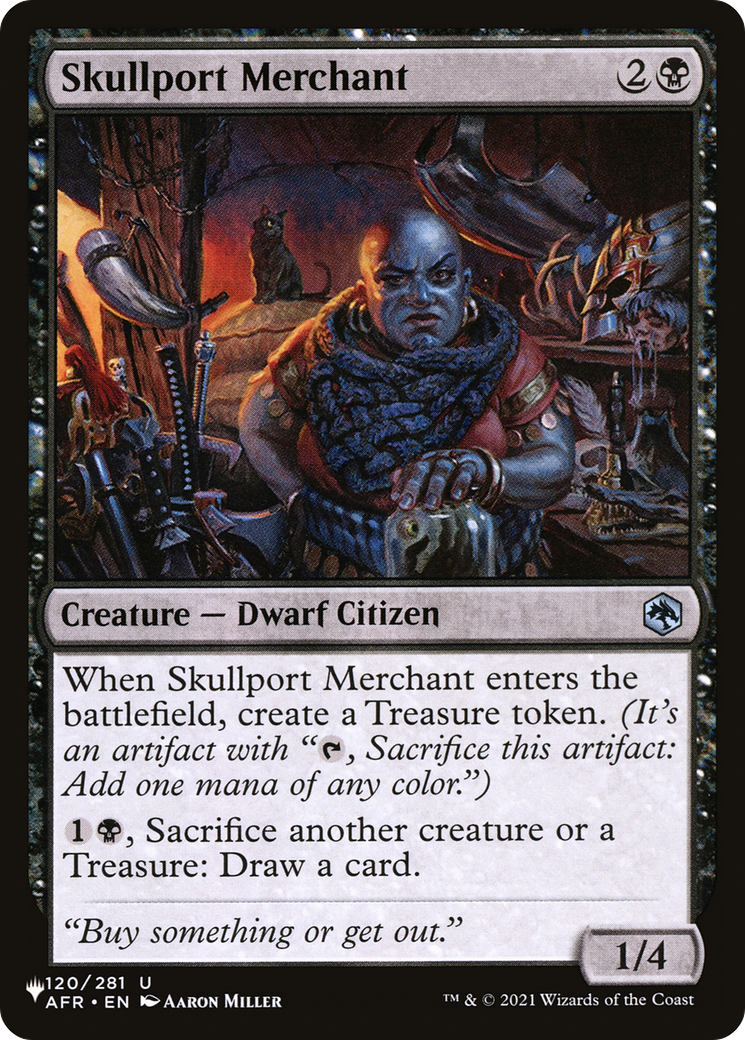 Skullport Merchant [The List] | The CG Realm