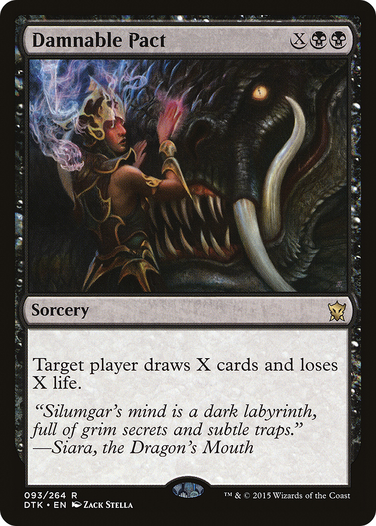 Damnable Pact (DTK-093) - Dragons of Tarkir