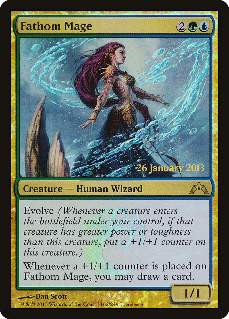 Fathom Mage (PRE-162) - Gatecrash Promos Foil