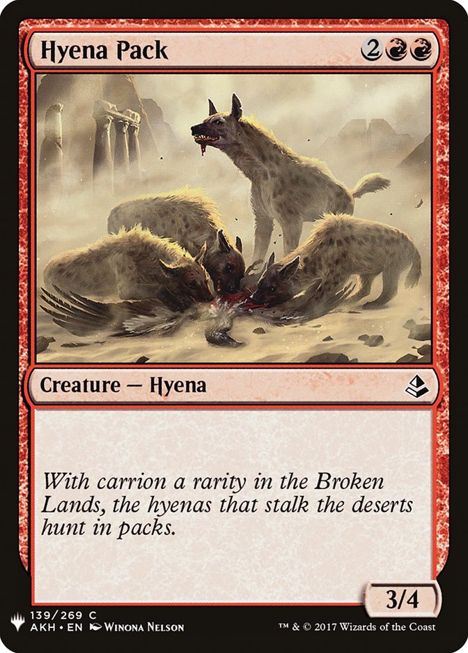 Hyena Pack [Mystery Booster] | The CG Realm
