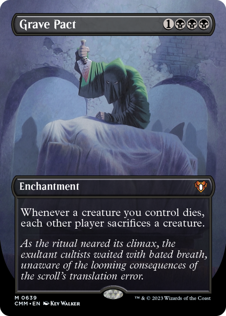 Grave Pact (Borderless Alternate Art) [Commander Masters] | The CG Realm