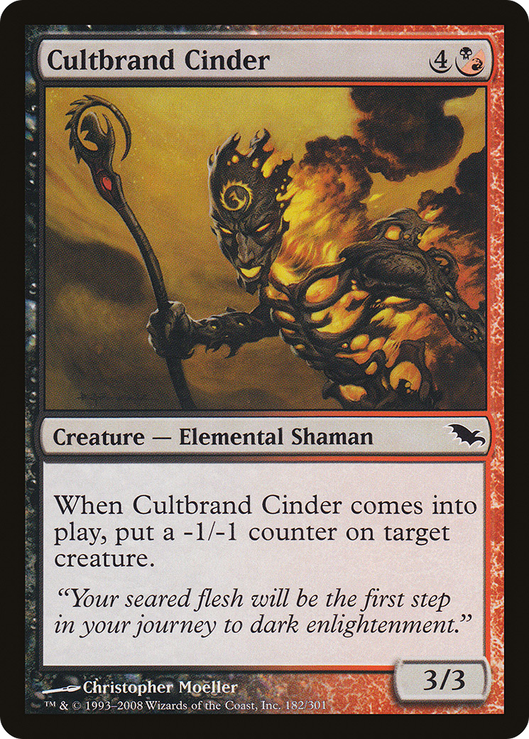 Cultbrand Cinder (SHM-182) - Shadowmoor