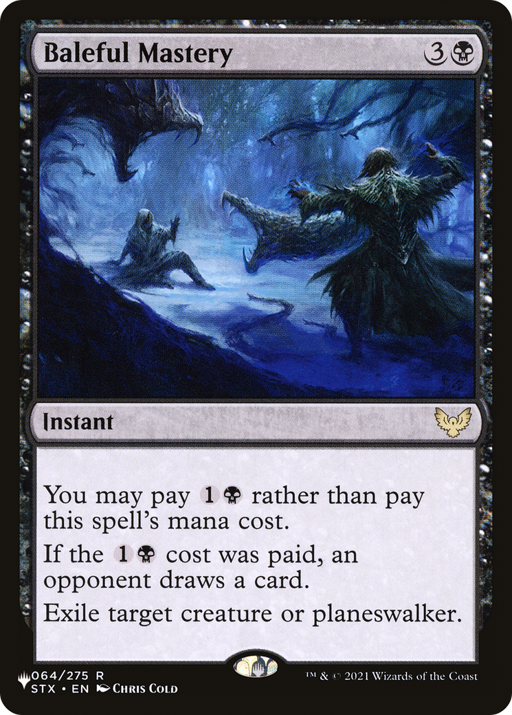 Baleful Mastery [The List] | The CG Realm