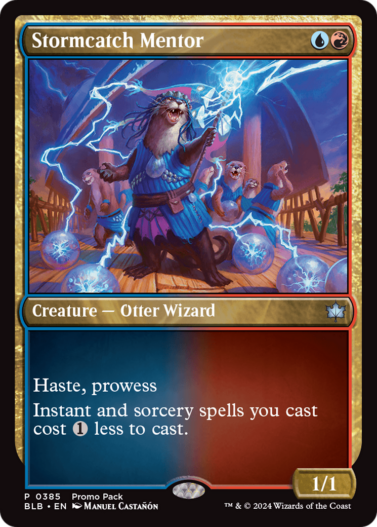 Stormcatch Mentor (Promo Pack) [Bloomburrow Promos] | The CG Realm