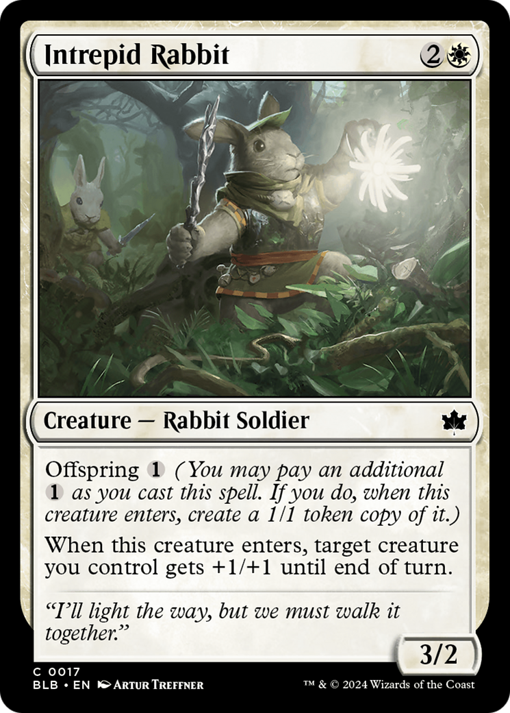 Intrepid Rabbit [Bloomburrow] | The CG Realm