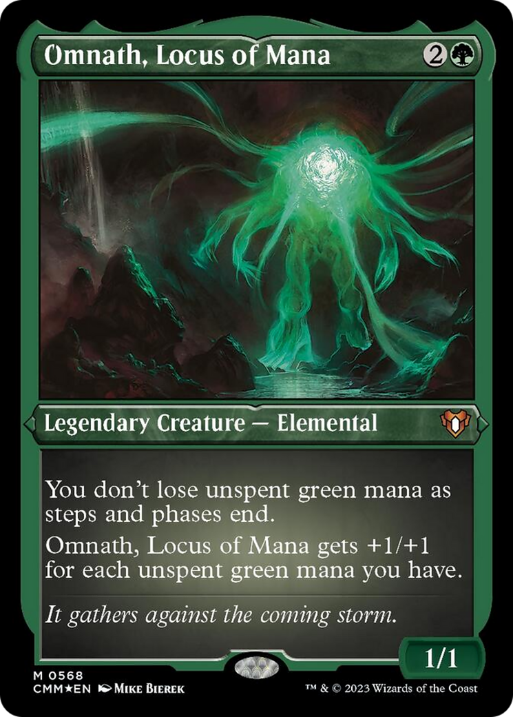 Omnath, Locus of Mana (Foil Etched) [Commander Masters] | The CG Realm