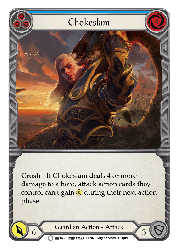 Chokeslam (Blue) [1HP072] (History Pack 1) | The CG Realm