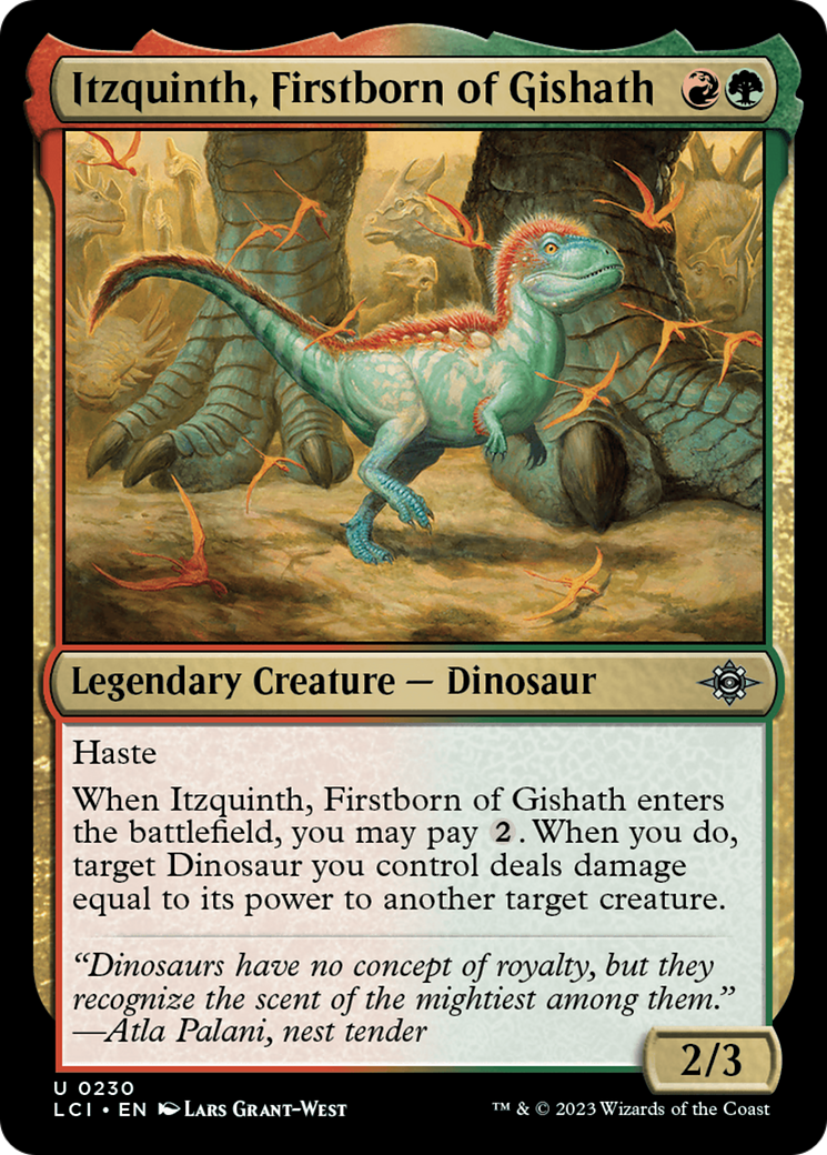 Itzquinth, Firstborn of Gishath [The Lost Caverns of Ixalan] | The CG Realm