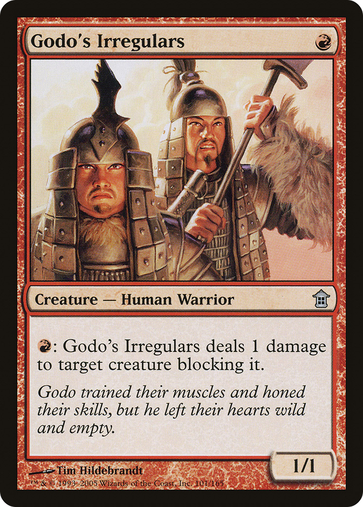 Godo's Irregulars (SOK-101) - Saviors of Kamigawa