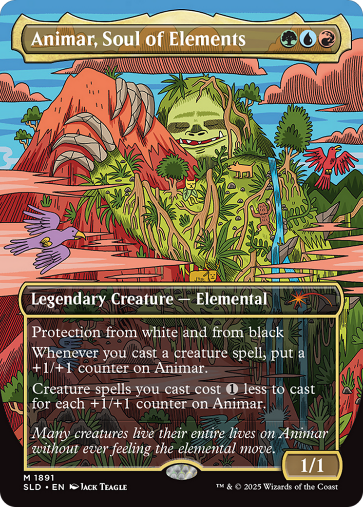 Animar, Soul of Elements (Rainbow Foil) [Secret Lair Drop Series] | The CG Realm