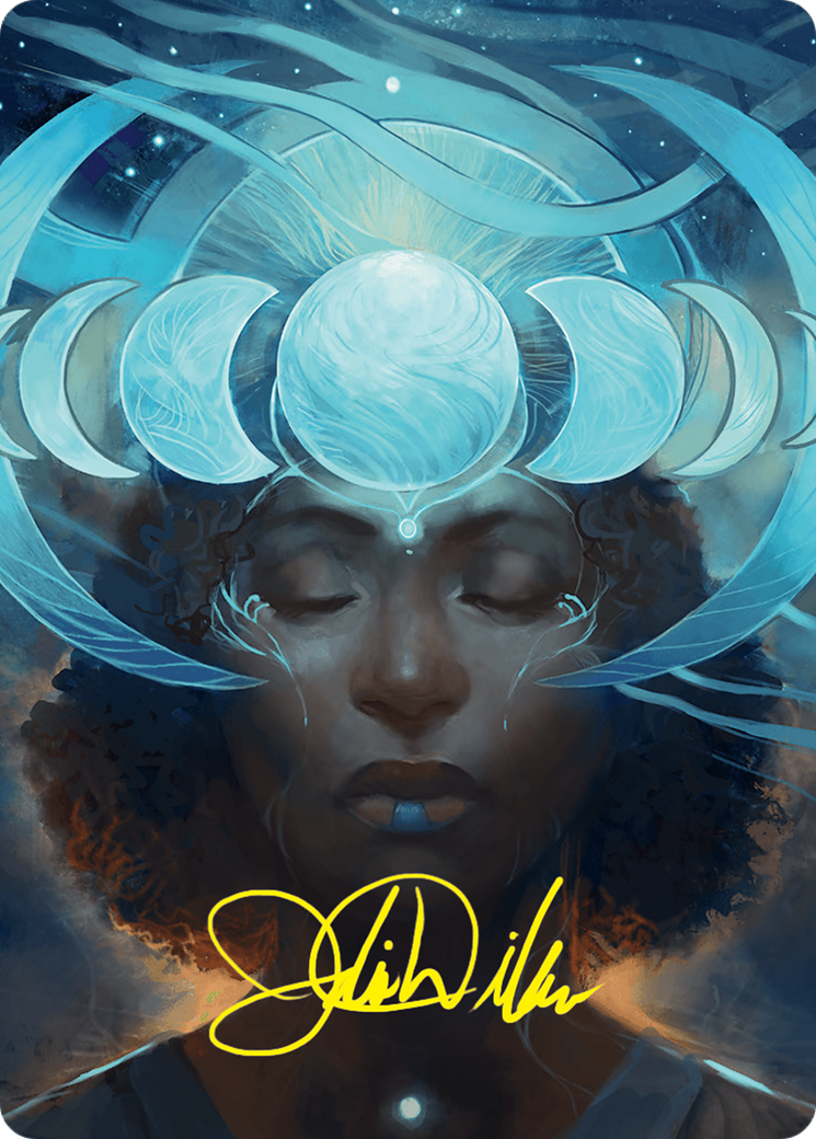 Lunar Insight Art Card (31/54) (Gold-Stamped Signature) [Foundations Art Series] | The CG Realm