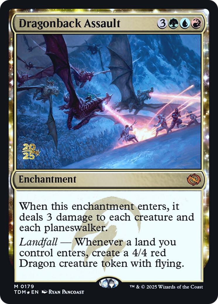 Dragonback Assault (PRE-179) - Prerelease Cards Foil