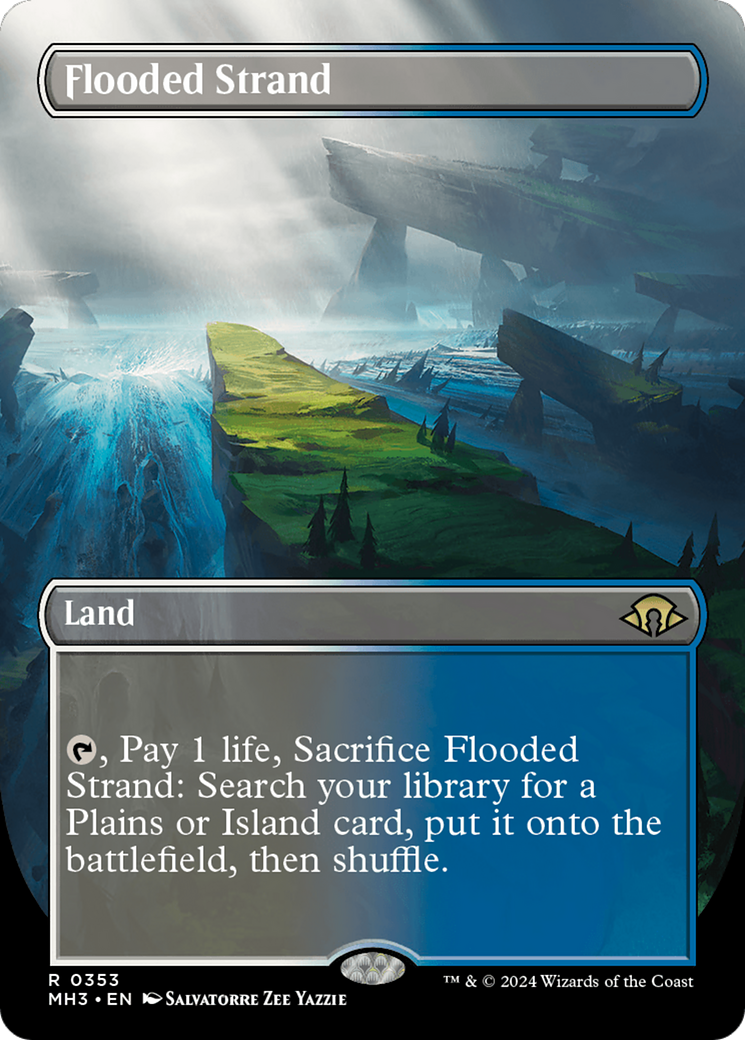 Flooded Strand (Borderless) [Modern Horizons 3] | The CG Realm