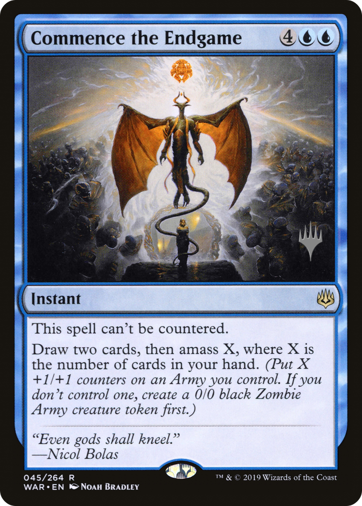 Commence the Endgame (PPELD-045) - War of the Spark Promos
