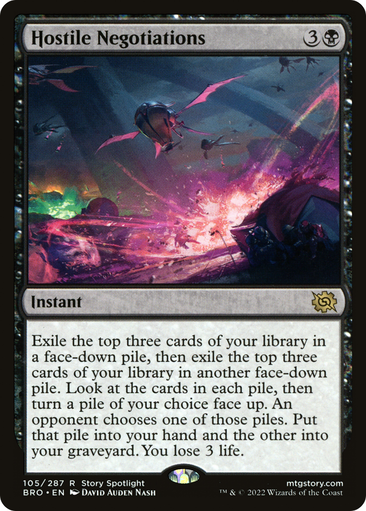 Hostile Negotiations (BRO-105) - The Brothers' War