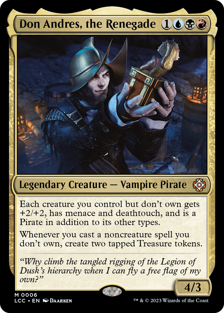 Don Andres, the Renegade [The Lost Caverns of Ixalan Commander] | The CG Realm