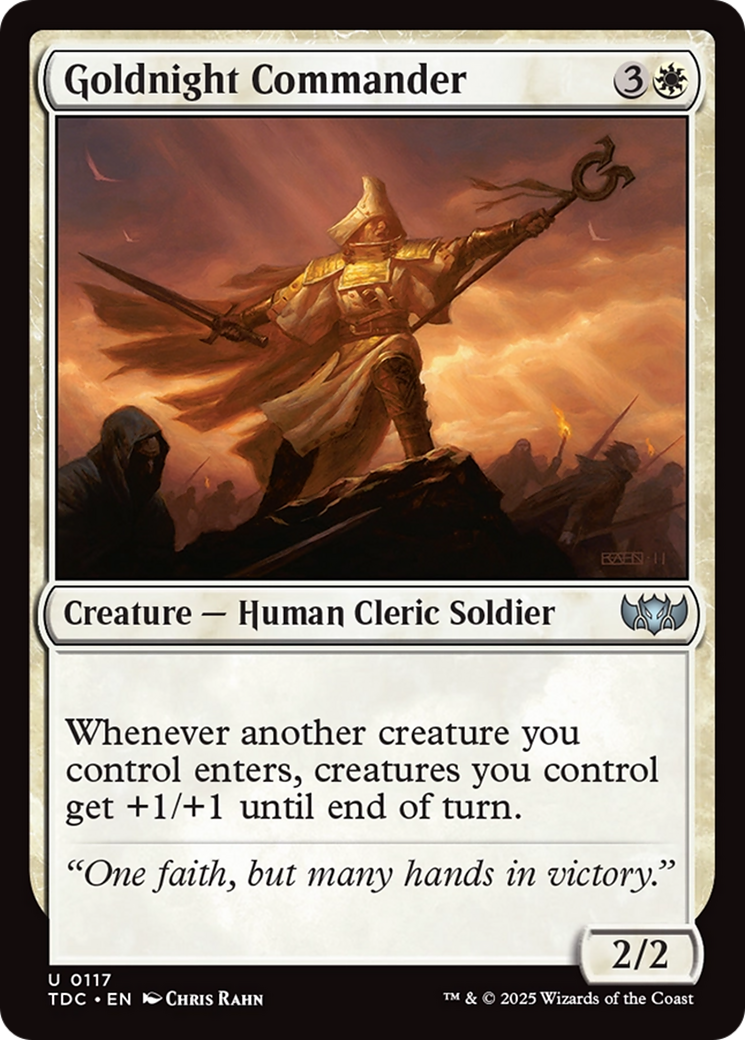 Goldnight Commander [Tarkir: Dragonstorm Commander] | The CG Realm