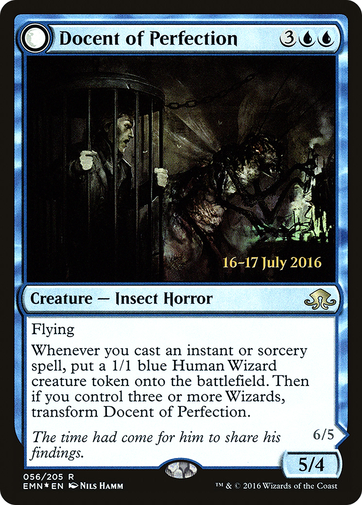 Docent of Perfection (PRE-056) - Eldritch Moon Promos: (mooneldrazidfc) Foil