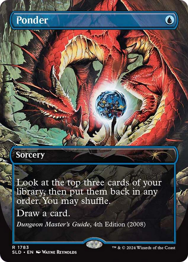 Ponder (1783) (Rainbow Foil) [Secret Lair Drop Series] | The CG Realm