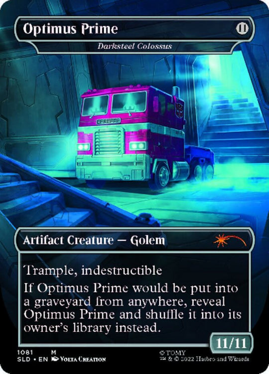 Optimus Prime - Darksteel Colossus (SLD-1081) - Secret Lair Drop (Borderless)