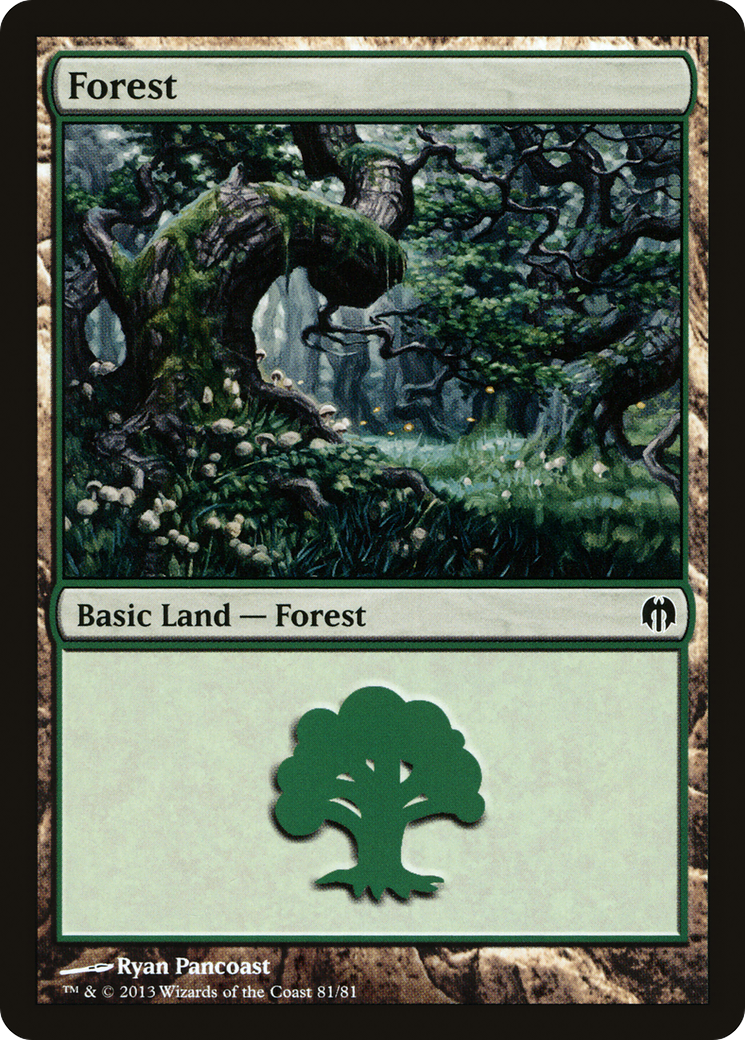 Forest (81) (DDL-081) - Duel Decks: Heroes vs. Monsters