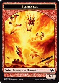 Elemental (008) // Spider Double-Sided Token (MH1-8 // 14) - Modern Horizons