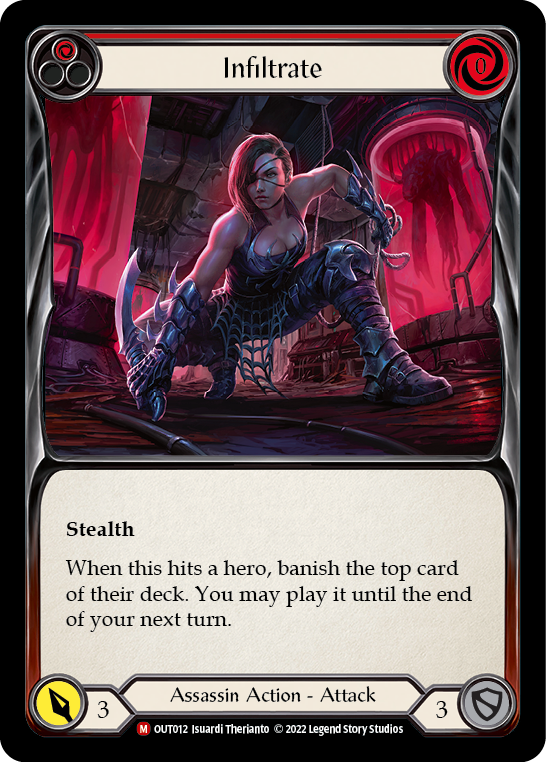 Infiltrate [OUT012] (Outsiders)  Rainbow Foil | The CG Realm