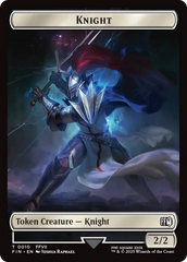 Hero (0003) // Knight Double-Sided Token [FINAL FANTASY Tokens] | The CG Realm