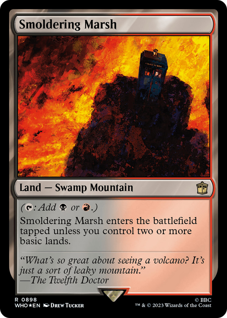 Smoldering Marsh (Surge Foil) [Doctor Who] | The CG Realm