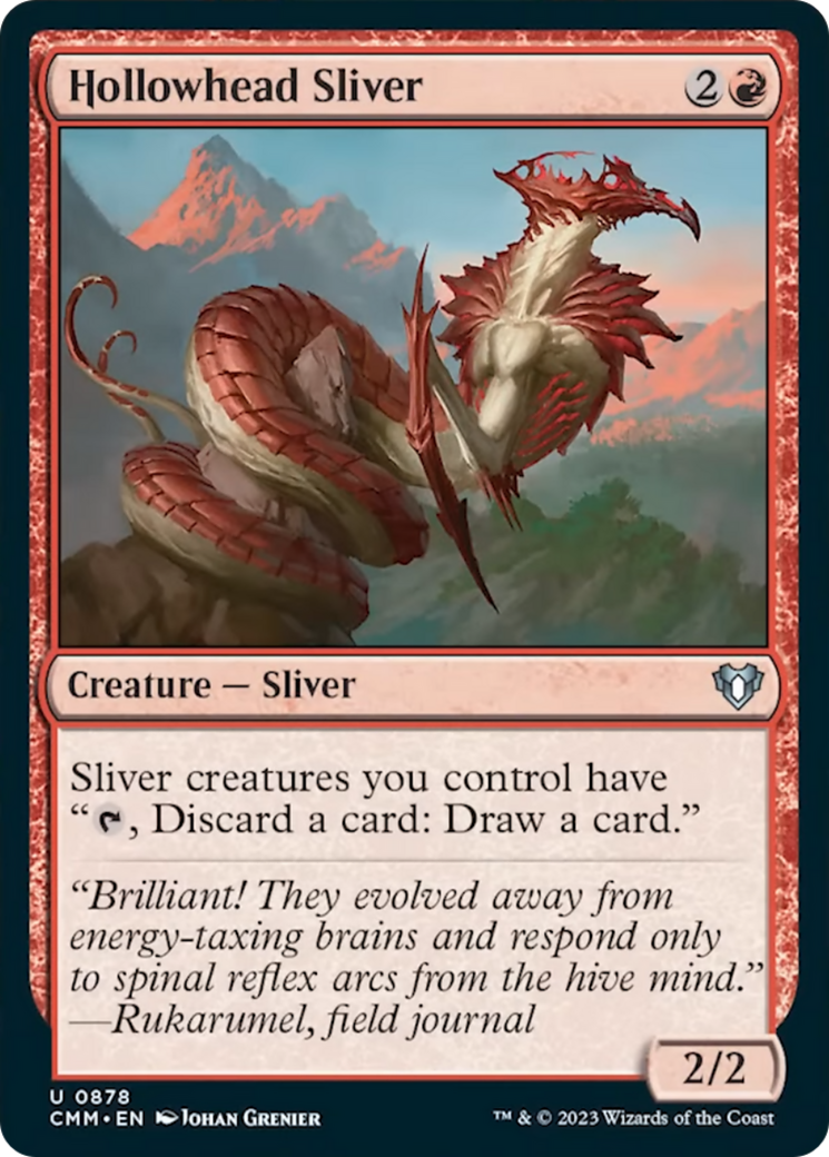 Hollowhead Sliver [Commander Masters] | The CG Realm
