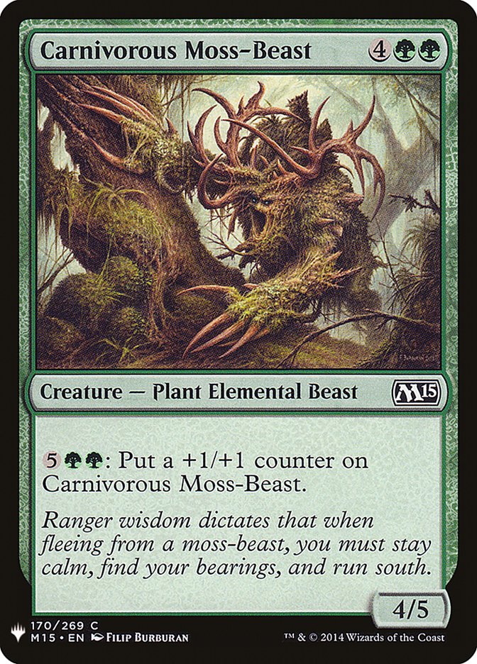 Carnivorous Moss-Beast [Mystery Booster] | The CG Realm