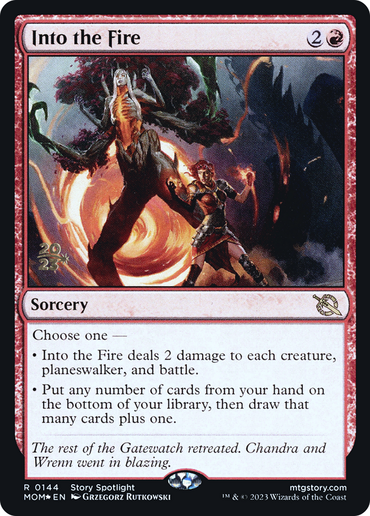Into the Fire [March of the Machine Prerelease Promos] | The CG Realm